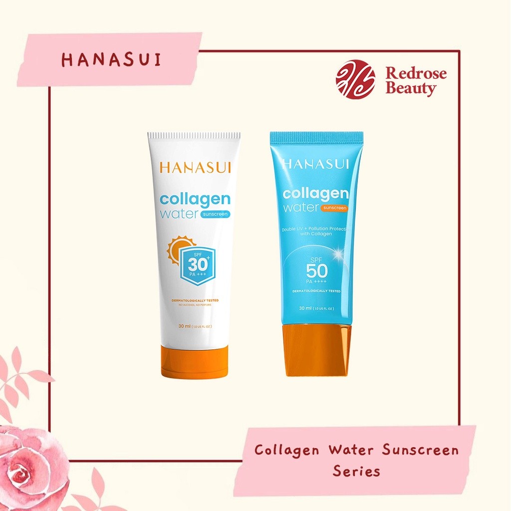 [WAREHOUSE SALE] EXP 06/2026 Hanasui Collagen Water Sunscreen SPF 30 / SPF 50