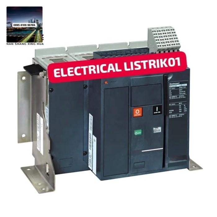 ACB SCHNEIDER NT16H2 50KA 4P 1600A 220V KOMPLIT MOTORIZED NT16H24F2EH