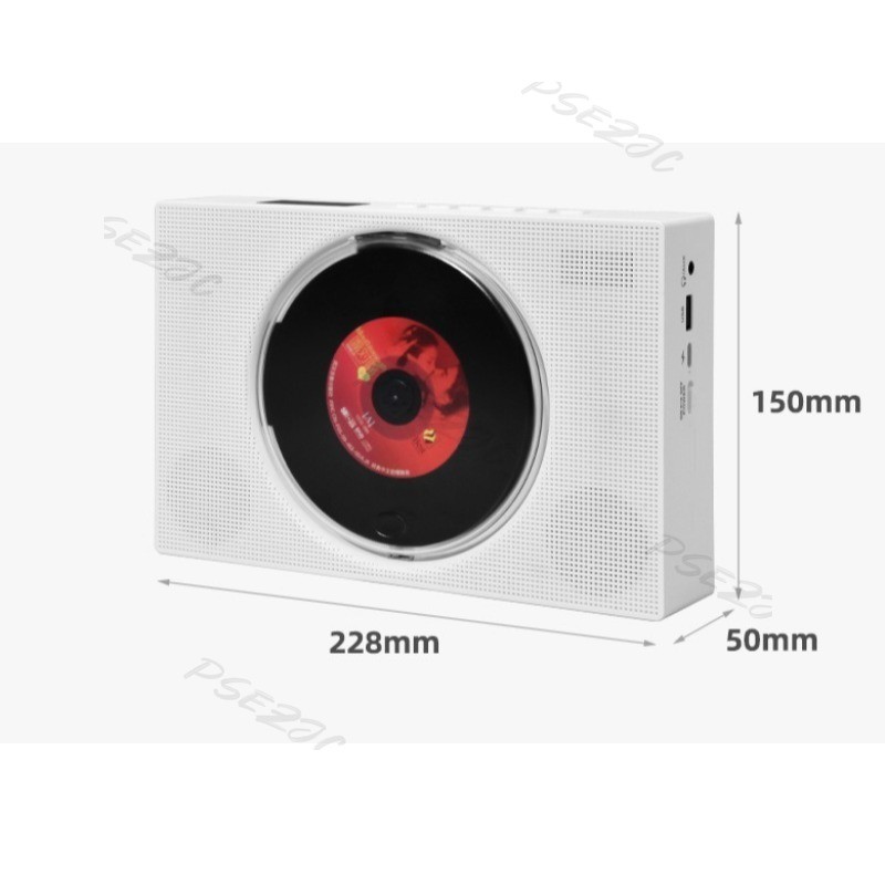 Portable Charging CD Player Home Bluetooth Music Album Multifunctional CD Player Learning Listening 