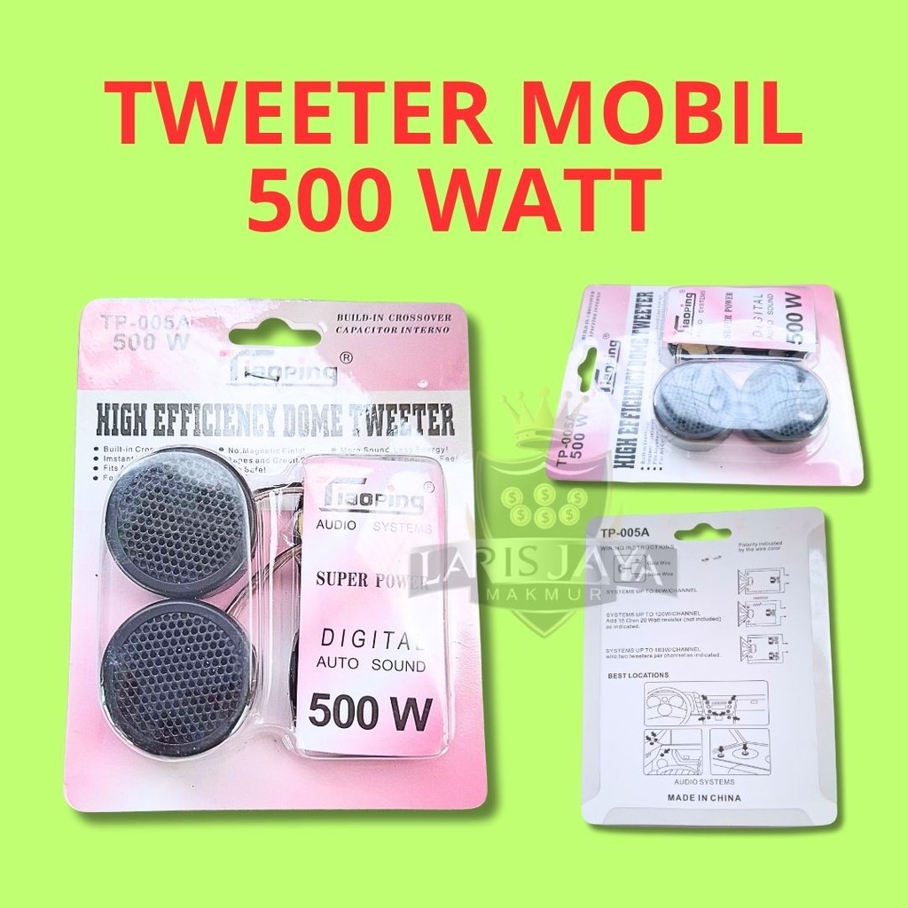 Tweeter Speaker Mobil 500W Twiter Spiker Car Dome Tweter