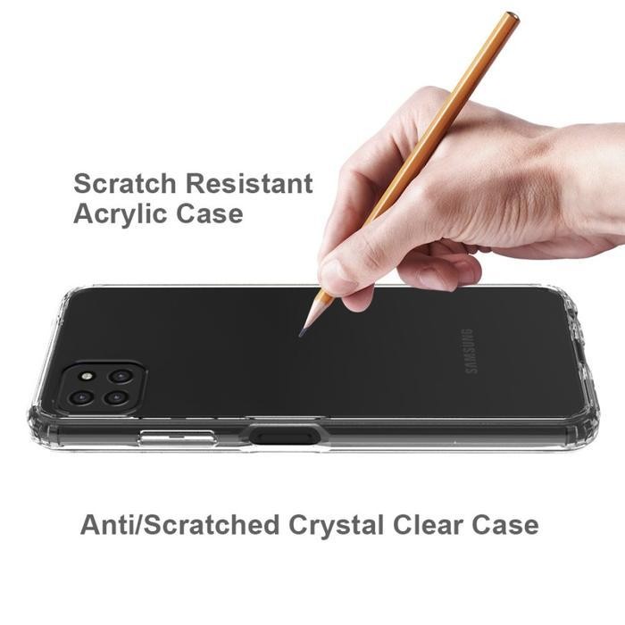 CASE FOR CASE SAMSUNG GALAXY M22 SPACE HYBRID CRYSTAL CLEAR CASE