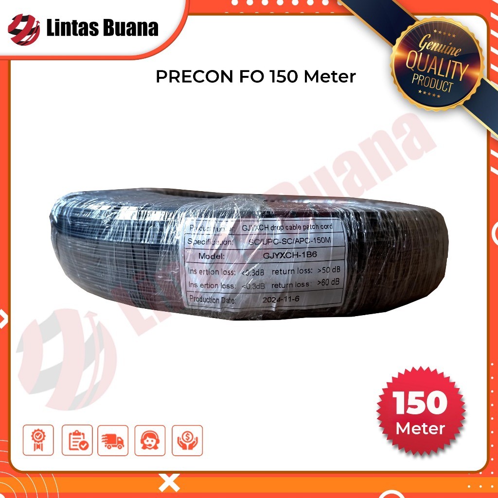 Kabel Drop Core Fiber Optik/Kabel Precon FO 150 Meter