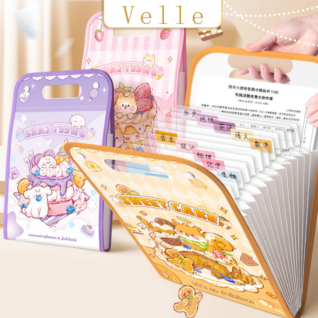 Premium VELLE Map File / Tas Dokumen Karakter/Tas Dokumen JInjing Serbaguna/Tas Dokumen Ujian/ Tas