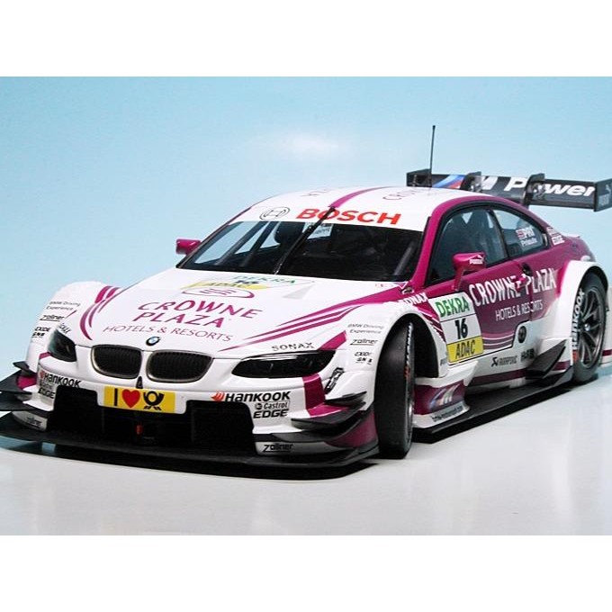 MINICHAMPS 1/18 BMW M3 DTM RACE CAR CROWN PLAZA TEAM RMG DTM 2013 diecast