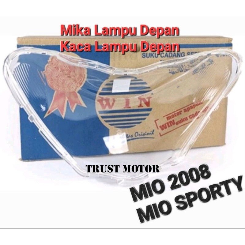 Kaca Lampu Depan / Mika Lampu Depan Mio Sporty Smile 2008 s/d 2010 / WIN