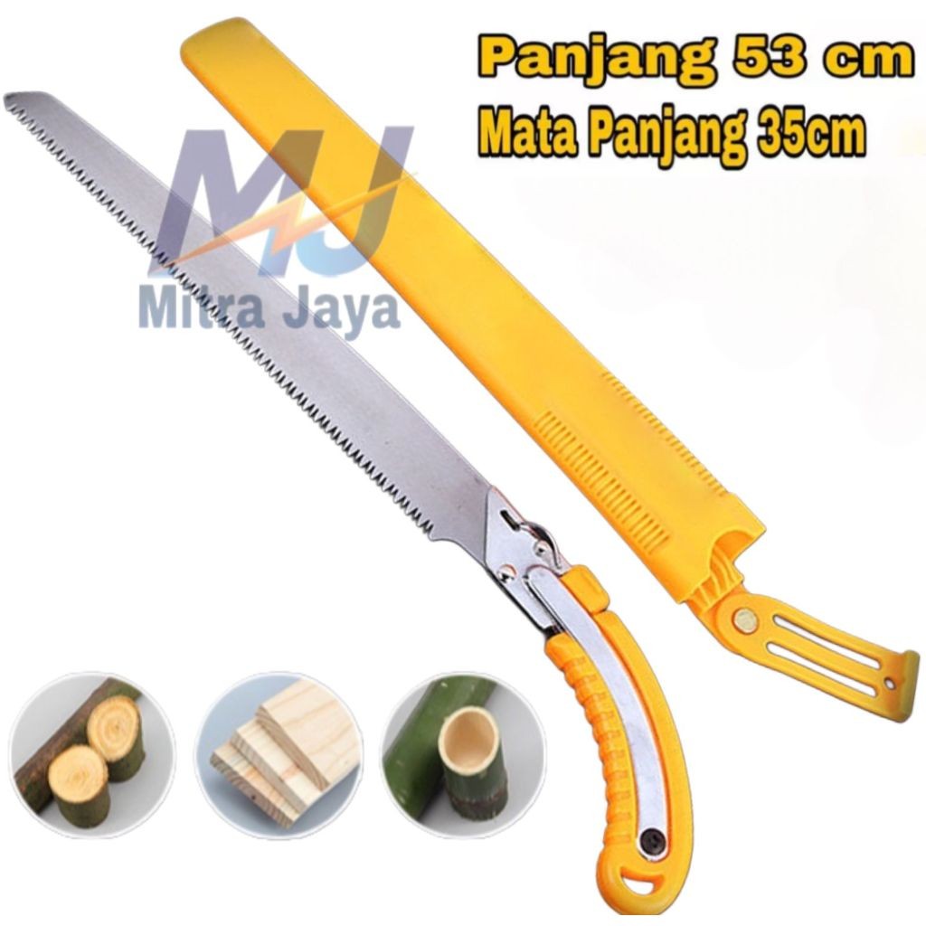 Gergaji Runcing Lurus Gergaji Potong Kayu Hand Saw Gergaji Kayu Manual Gergaji Tangan