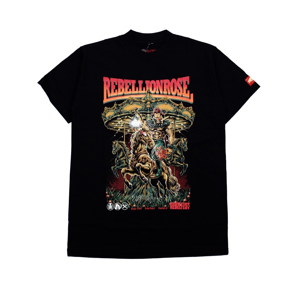 【Asli】Tshirt REBELLION ROSE - HCYDTD (black)