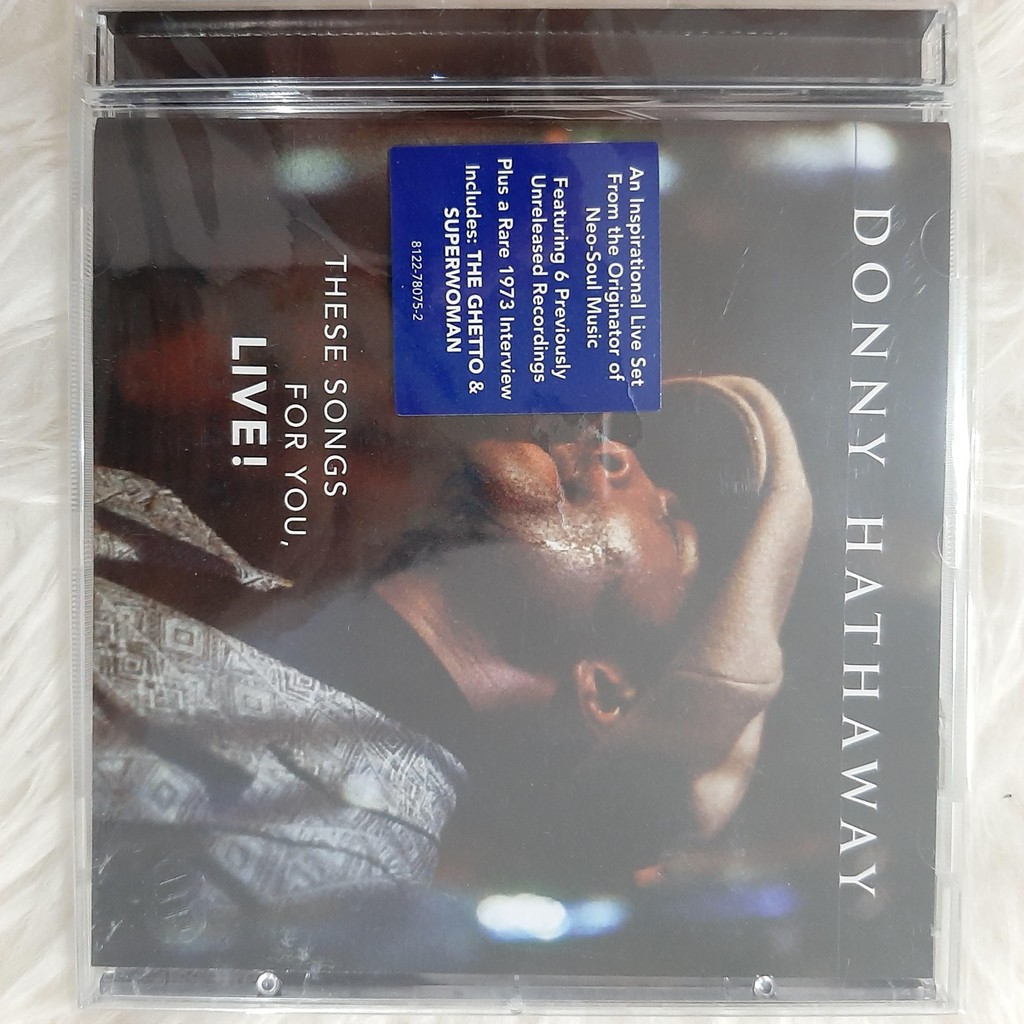 CD Original Import Funk Donny Hathaway These Songs For You, Live