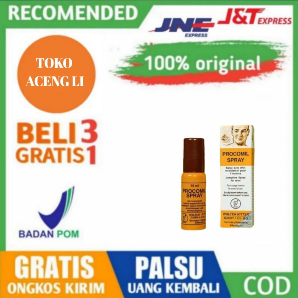 Procomil Original/Procomil Spray Pria Asli