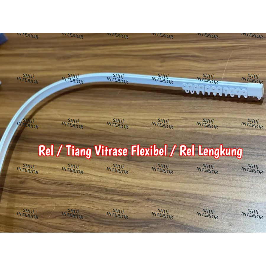 Rel fleksible / Rel Gorden Lengkung / Rel Vitrase Flexibel / Tiang Gorden Flexibel