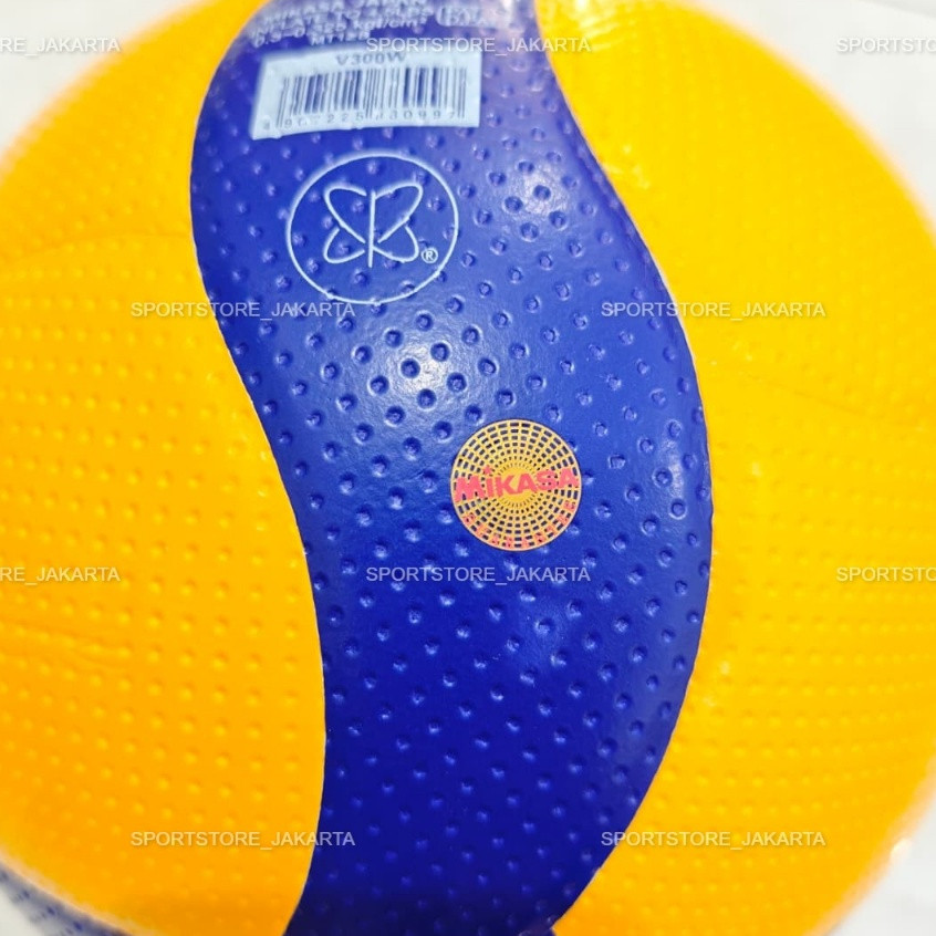 ORIGINAL BOLA VOLY VOLLEY VOLI VOLLY MIKASA V300W - V 300W ORIGINAL MADE IN THAILAND HOLOGRAM SUNRIS