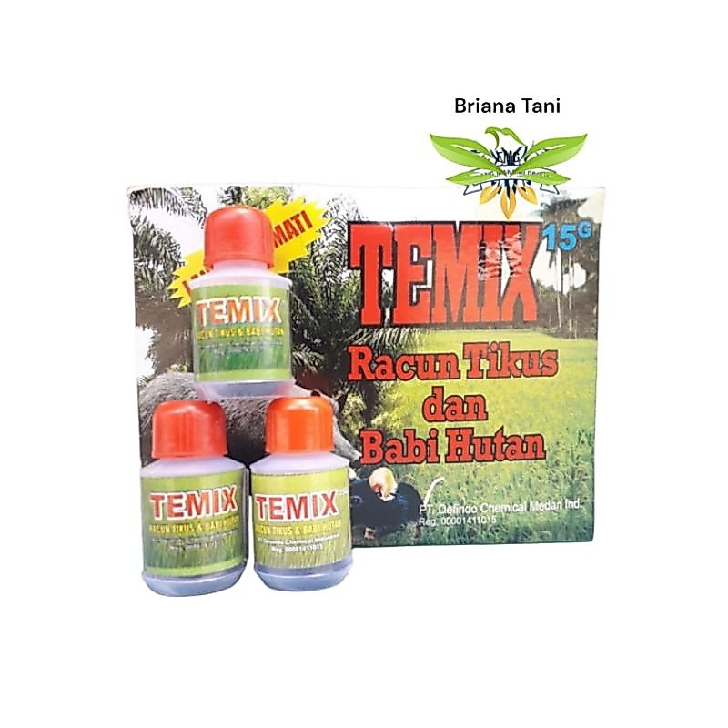 ￼Temix Botol 15 Gr Racun Tikus Babi Hutan Celeng Monyet Ampuh Defino Ciaksie