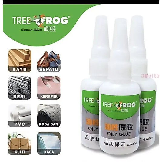 Tree Frog Super Glue Lem Tree Frog Power Glue Ori Lem Korea Segala Bahan Serbaguna