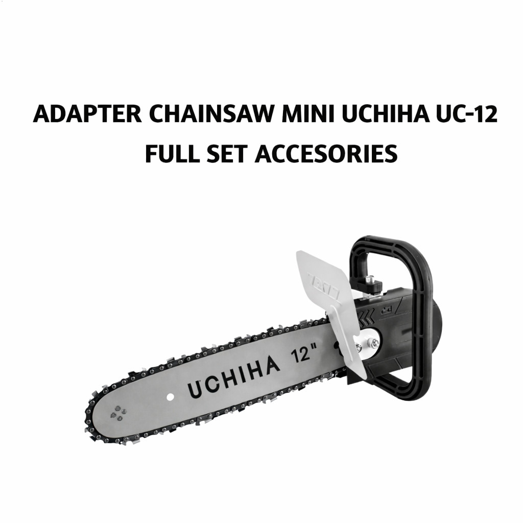 NIWASUMA UCHIHA Gergaji mini gerinda tangan / Adaptor chainsaw konverter adapter gerinda / Chainsaw 