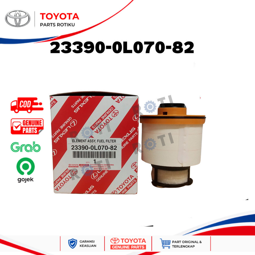 TOYOTA FILTER SOLAR INNOVA 23390-0L070-82 GENUINE