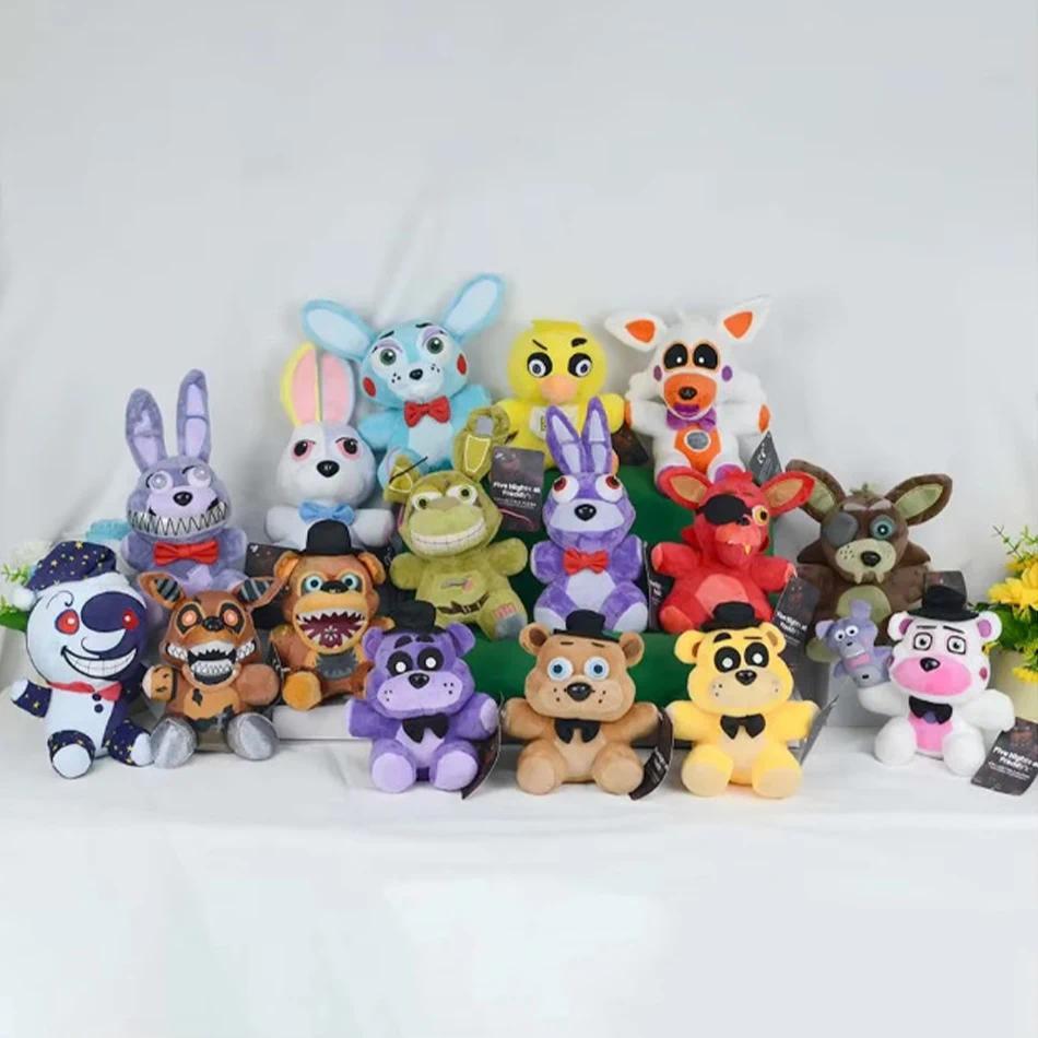 New In Stock FNAF Freddy's Plush Toy Stuffed & Plush Animals Bear Rabbit Game Fnaf Plush Toys Birthd