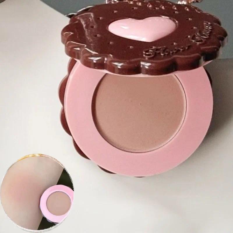 Flower Knows The Sweetie Bear MINI Blush Matte Monokrom Berbentuk Beruang Rajut dengan Glitter, Gant