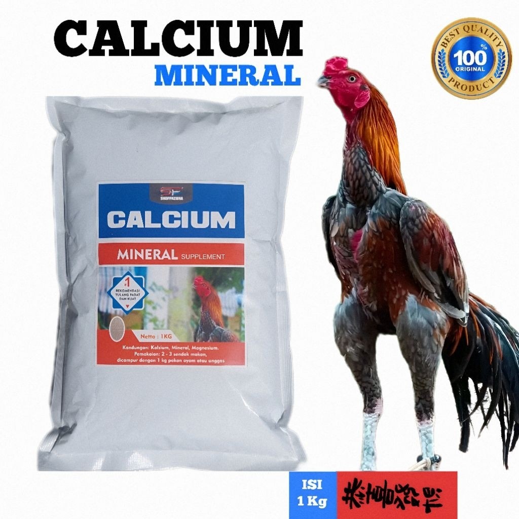 KALSIUM MINERAL AYAM PENGUAT TULANG AYAM LAGA VITAMIN AYAM ADUAN