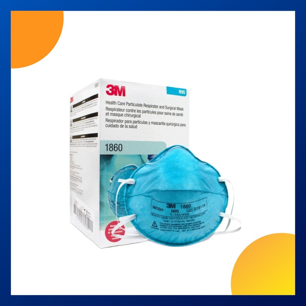 3m 1860 Masker N95 Box 20 Pcs