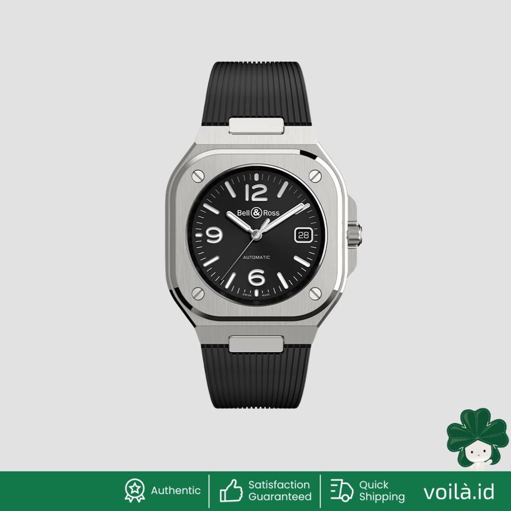 BR 05 40 - BR05A-BL-ST/SRB Black Sunray Rubber Strap
