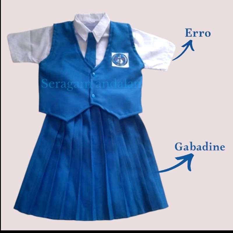 SERAGAM TK NASIONAL BIRU PUTIH