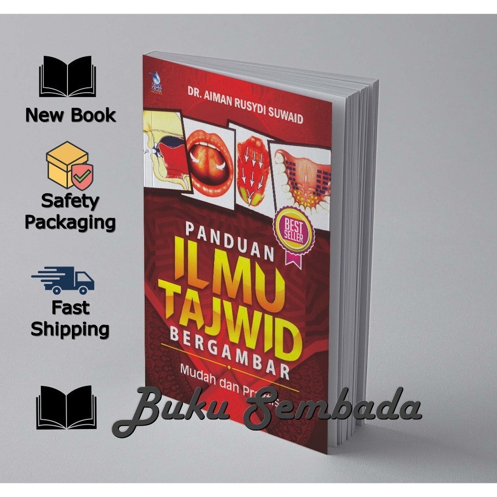 PANDUAN ILMU TAJWID BERGAMBAR MUDAH DAN PRAKTIS - AIMAN RUSYDI SUWAID