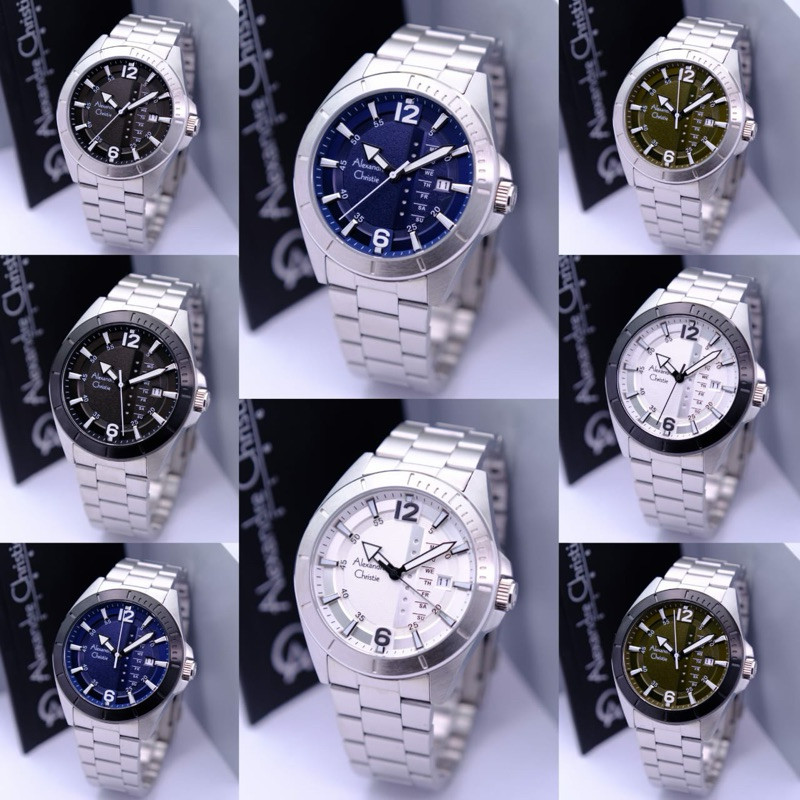 PROMO JAM TANGAN PRIA ALEXANDRE CHRISTIE AC6535 AC 6535 ORIGINAL GARANSI RESMI 1 TAHUN
