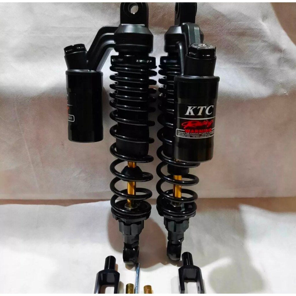 NEW~ SHOCKBREAKER SHOCK COPY KTC EXTREME BLACK AS GOLD DOUBLE TABUNG ATAS UK 280MM 320MM 340MM 360MM