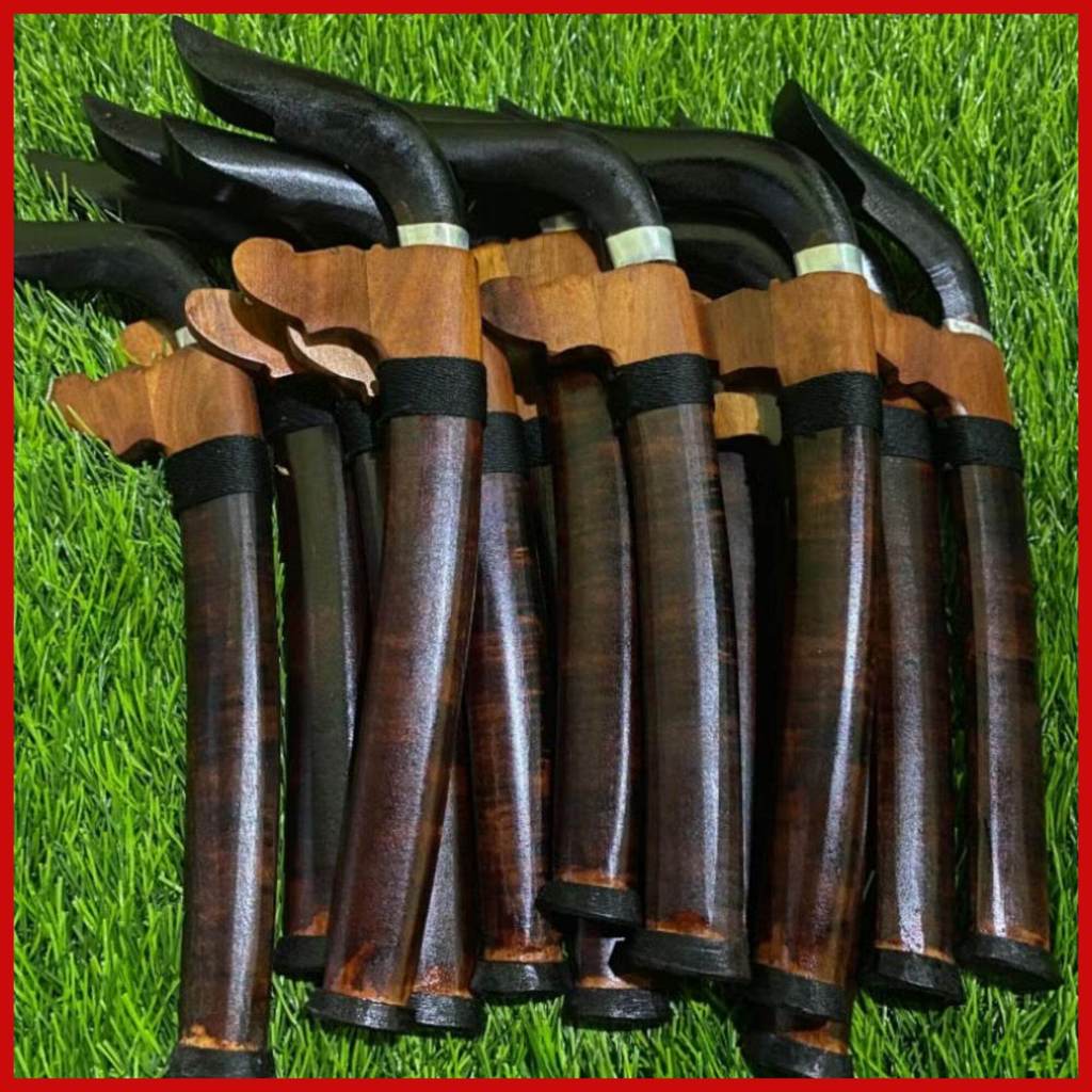Badik gecong keseimbangan (corak coklat hitam)