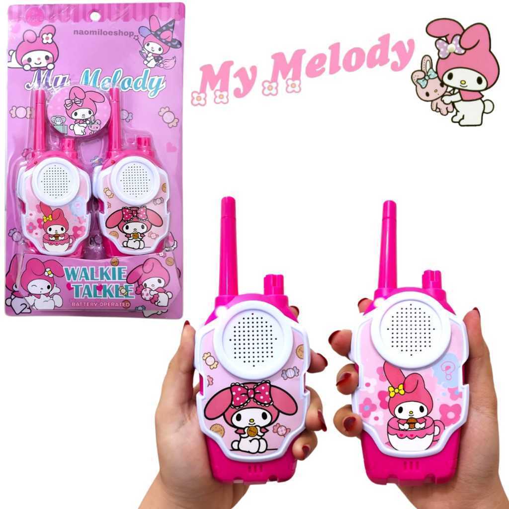 Mainan Walkie Talkie Pink Mainan Anak mainan telepon HT Walkie Talkie
