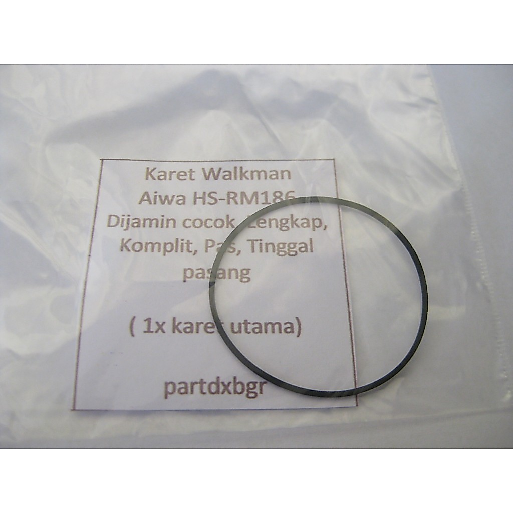 Karet untuk Walkman Aiwa HS-RM186 komplit siap pakai