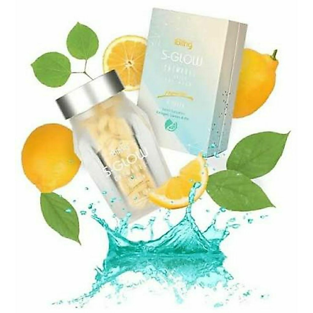 SGLOW S-GLOW COLLAGEN ORIGINAL ASLI 60BUTIR ED 2028