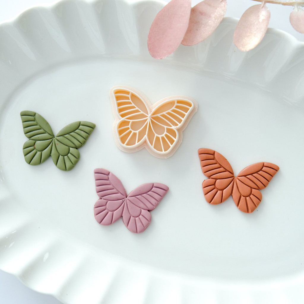 

3 Sizes Butterfly Polymer Clay Cutters Spring Theme Clay Cutters Boho Earring Cutting Molds DIY Jewelry Making Clay Tools