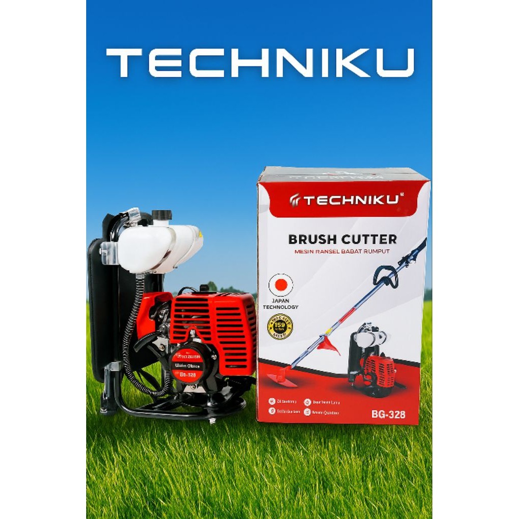MESIN POTONG RUMPUT TECHNIKU 328 2TAK MURAH