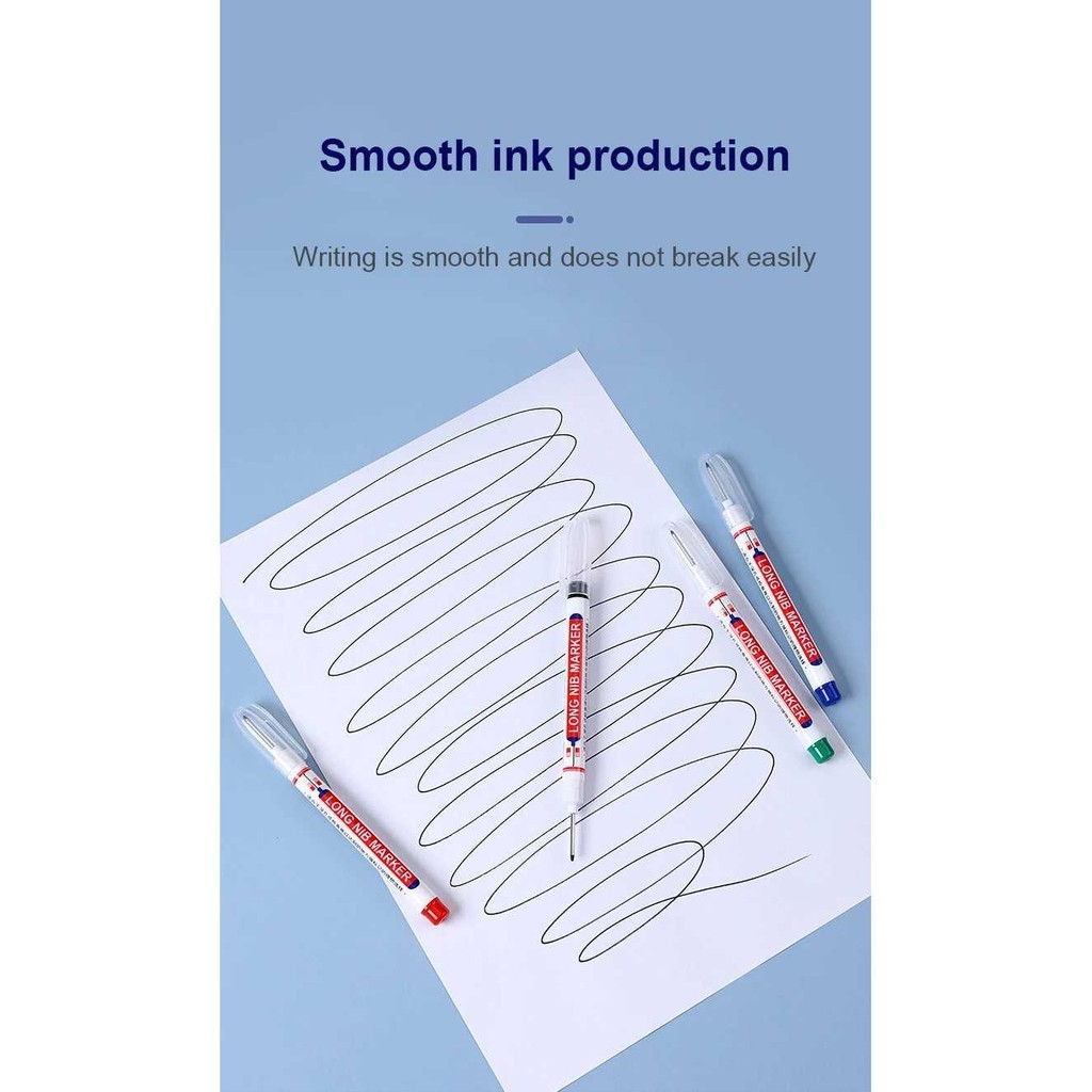 

PSNMART DTY Pena Marking Single Head Marker Long Nib Waterproof - NO.317