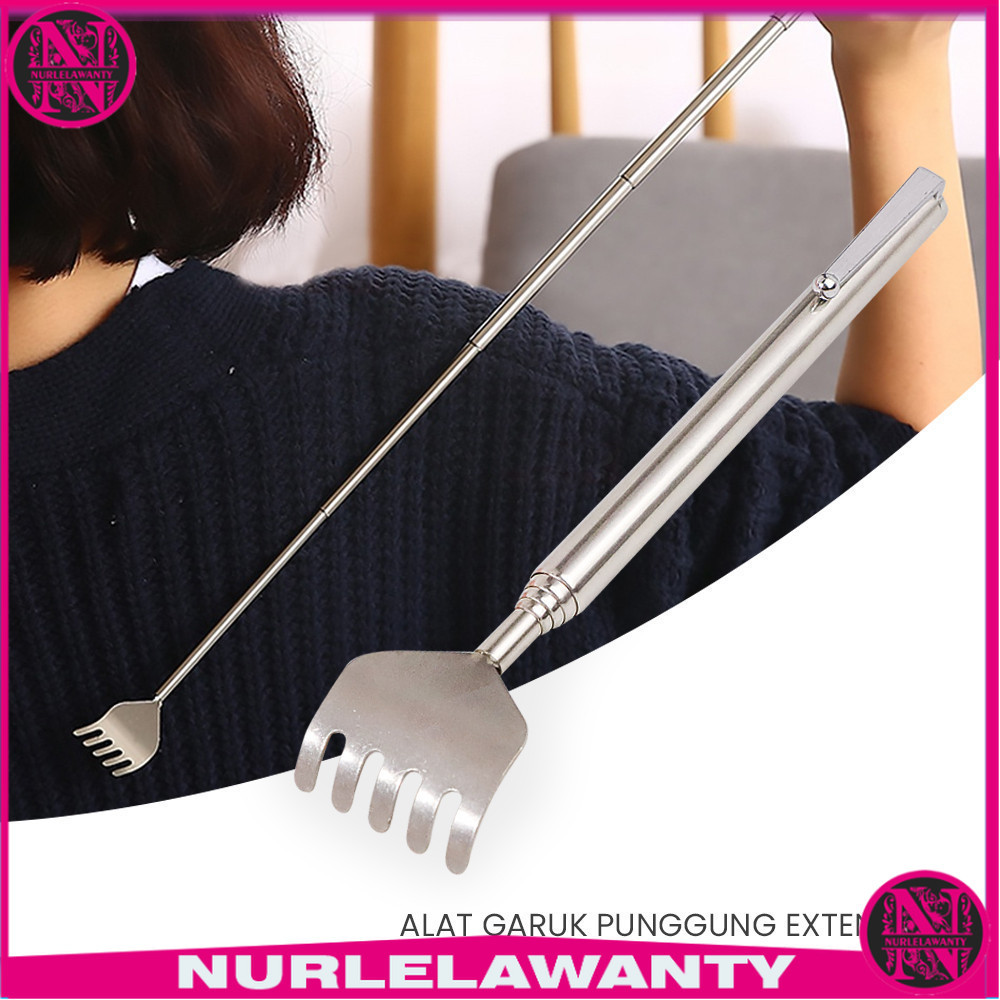 

- Alat Garuk Punggung Extendable Telescopic Stainless Steel - LJ-158 -