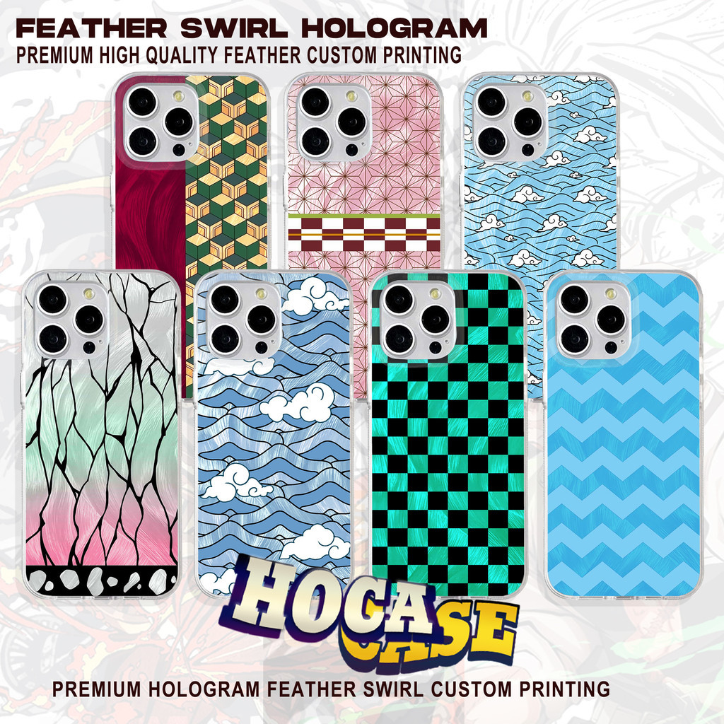 Case Demon Slayer HC624 Oppo A5PRO A15 A16 A16K A5S A58 A78 RENO7 RENO8T RENO11 Casing HP Premium Fe