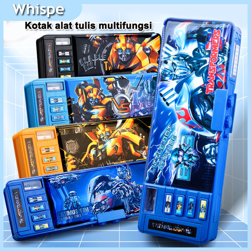 

COD Dengan Rautan Pensil Tempat Pensil Berkapasitas Besar Tempat Pensil Magnet Sandi Kotak Pensil Anak Kode Sandi Tempat Pensil Dua Sisi Tahan Air Tempat Pensil Multifungsi Kartun Multifungsi