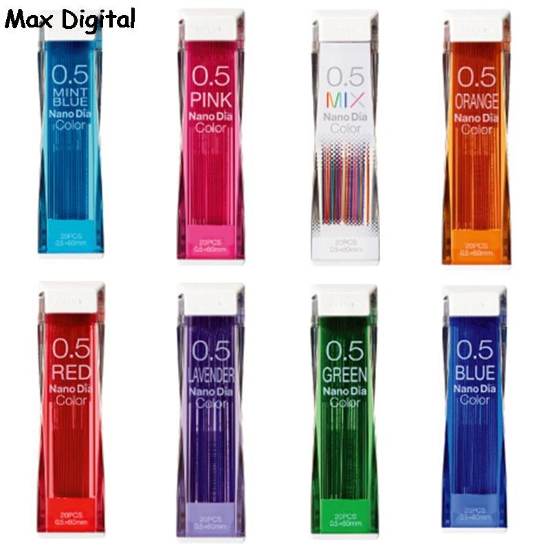 

0.5mm Colored Mechanical Pencil Leads Painting Special Mechanical Pencil Refills School Stationery Office Supplies 0.7mm Black