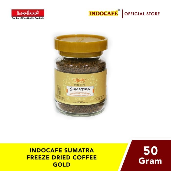 

Indocafe Sumatra Freeze Dried Coffee Gold (50g)