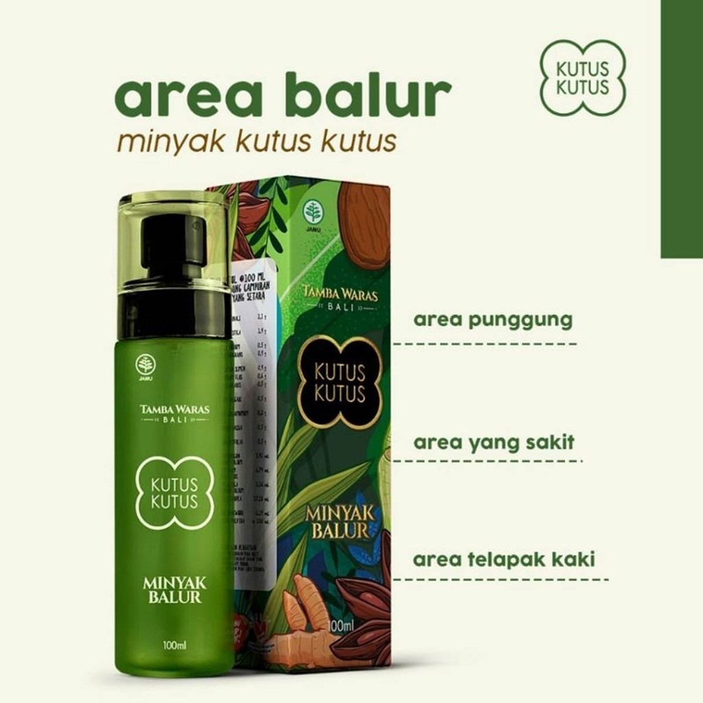 

Minyak Kutus Kutus 100 ml - Minyak Balur Tamba Waras Original