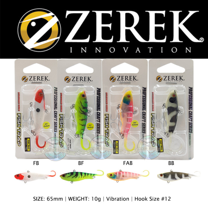 Umpan Zerek Fish Trap 65mm Minnow UV Active