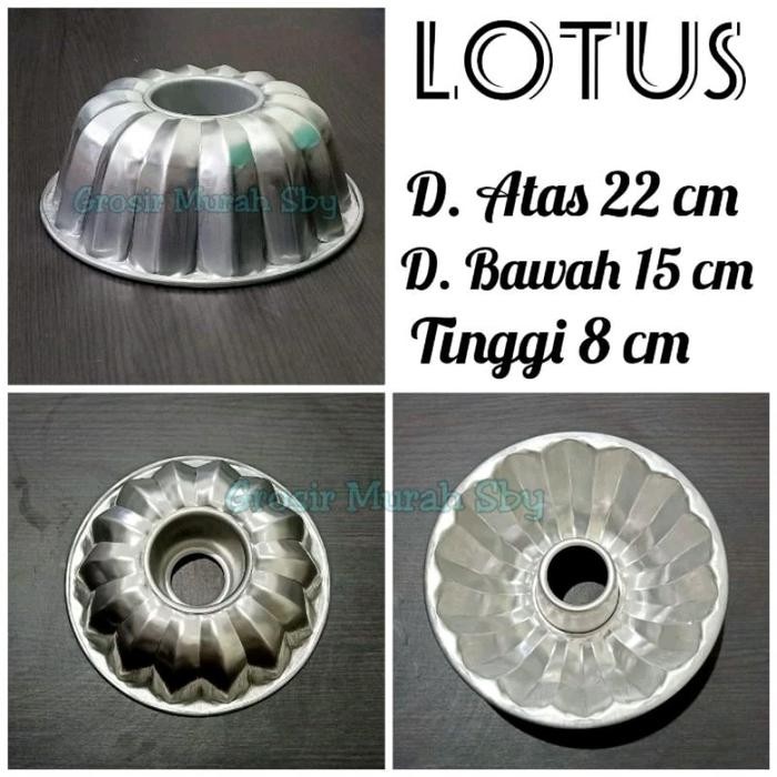 

Cetakan kue bolu marmer / loyang tulban / kue sarang semut press tanpa sambungan Kitchenware - Lotus