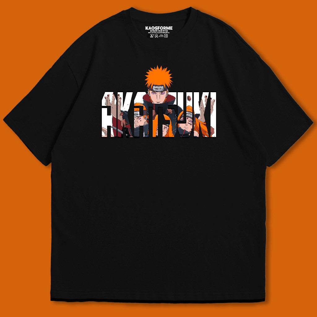 Kaos Pain Akatsuki Anime baju naruto anime akatsuki kaos anime
