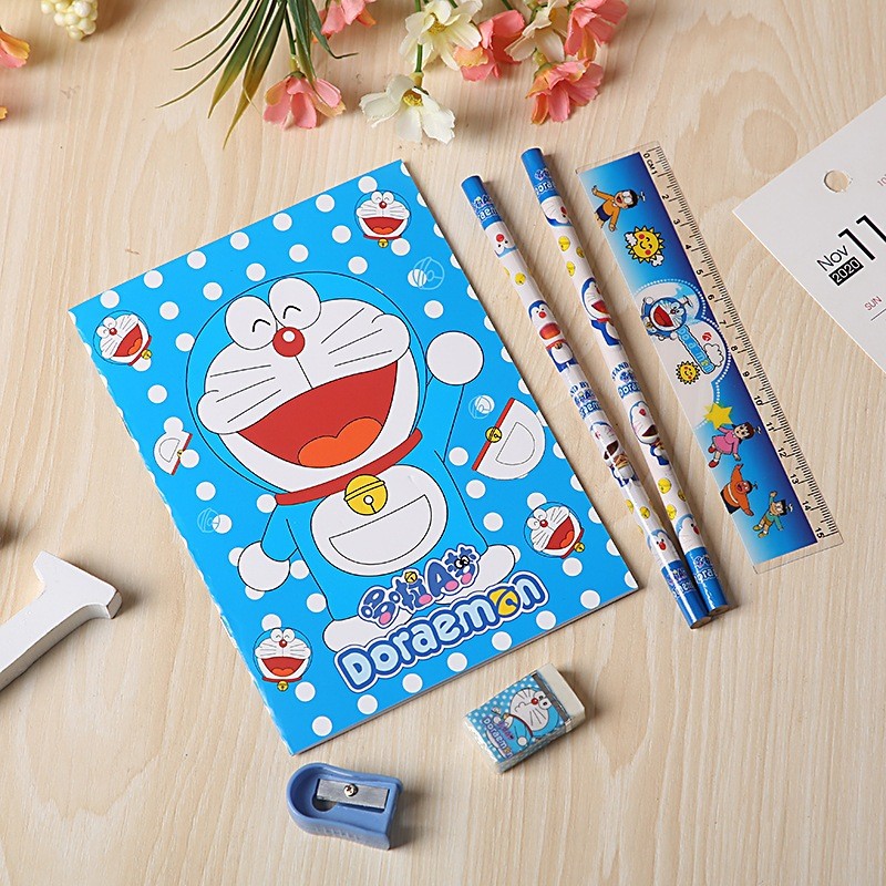 

Alat Tulis Stationery Set 6in1 Free Bag Lucu Untuk Anak Sekolah