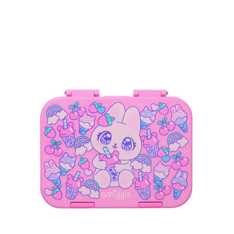 Smiggle Bright Eyes Small Bento Lunchbox - IGL457478PNK