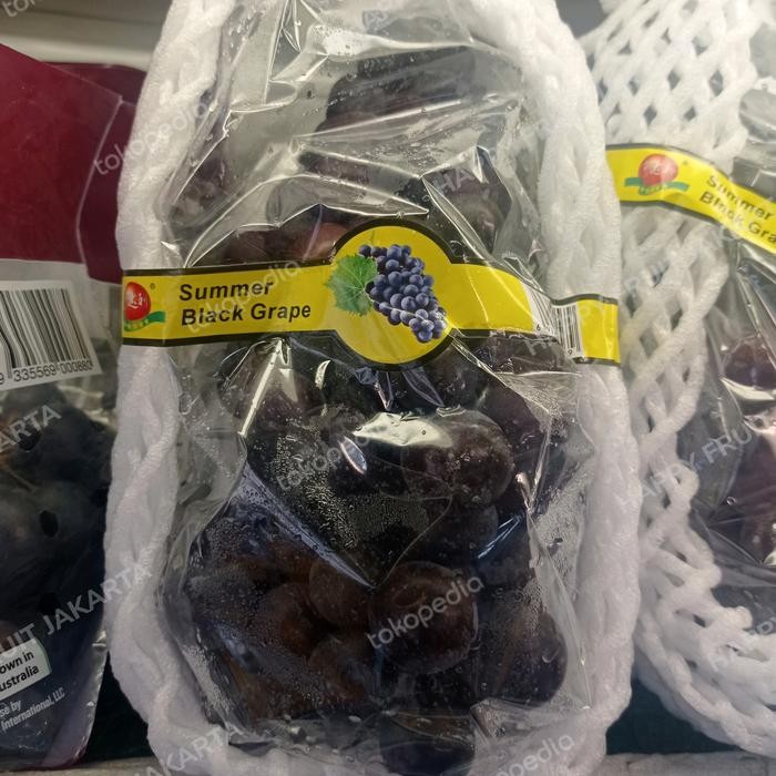 

anggur kyoho black summer grapes / pack