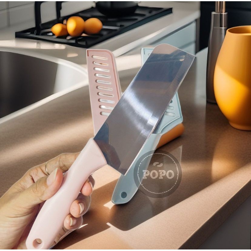 Golok Kecil Serbaguna Pisau Buah Daging Sayur Mudah di Cuci Mudah di Bersihkan Murah