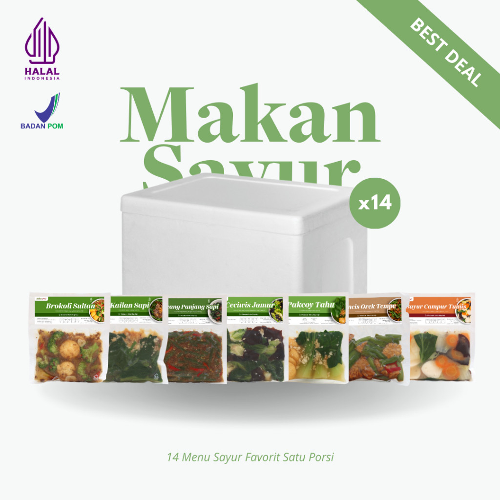 

Satu Porsi Makan Sayur (14 Menu)