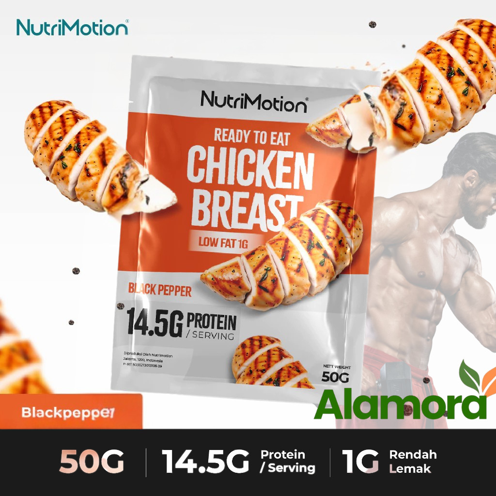 

NutriMotion Dada Ayam Tinggi Protein Ready to Eat Rendah Lemak & Kalori Dengan Rasa Blackpepper